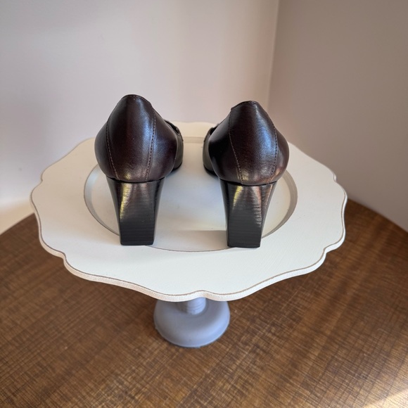 Vintage Etienne Aigner Guinevere Brown Leather-Women’s Size 7 - Picture 3 of 8